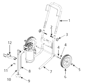 Assembly Parts Diagram and Parts List for PS260E  Campbell Hausfeld Paint Sprayer
